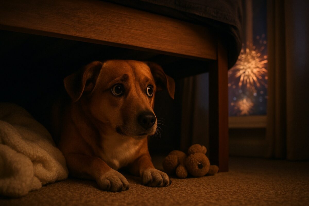 hond-vuurwerkai